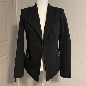 Calvin Klein Charcoal Grey Open Front Blazer Jacket - Women's size 6
